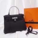 Hermes Kelly Shoulder Bag Original TOGO Leather KY3255 black PY325AL24