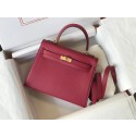 Hermes Original Epsom Leather KEL2578 Burgundy PY105qD73