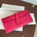 Hermes Original Espom Leather Clutch 37088 Purplish red PY239wn15