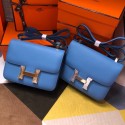 Hermes Original Espom Leather Constance Bag 5333 blue PY286Hk55