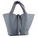 Hermes Picotin Lock MM Bags Clemence Leather H8616 Grey PY1404Is53