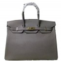 High Quality Fake Hermes Birkin 35CM 30CM Tote Bag Lizard Leather H35H30 Grey PY1330kU69