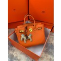 Imitation Cheap Hermes original Togo Leather HB35O Orange PY420GU35