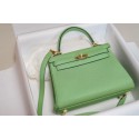 Imitation Hermes Kelly Togo Leather H5600 green PY539uq94