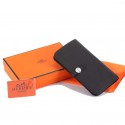 Knockoff Hermes Dogon Combined Wallets A508 Black Wallets PY2331TL77