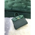 Replica Fashion Hermes Birkin Bag Original Leather crocodile togo HBK2530 blackish green PY480iF13