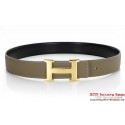 Replica Hermes 50mm Original Calf Leather Belt HB116-5 PY3840Lv15