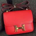 Replica Hermes Constance Bag Calfskin Leather H9999 Red PY984Hd81