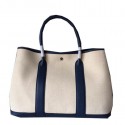 Replica Hermes Garden Party 36CM Bag Canvas Leather H11M Royal PY1505ui32