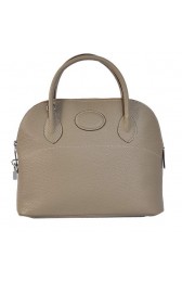 AAA Hermes Bolide 31CM Tote Bags Clemence H1031 Grey PY1993KV93