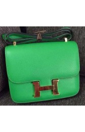 Best Hermes Constance Bag Calfskin Leather H9999 Light Green PY980HW50