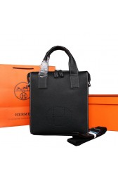 Cheap Hermes Original Calf Leather Tote Bag M86682 Black PY1725ZZ98