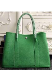 Copy Hermes Garden Party 36cm 30cm Tote Bag Original Leather Green PY1058Sz74