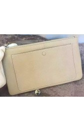 Copy Hermes Grainy Leather Clutch H88016 OffWhite PY1032vA83