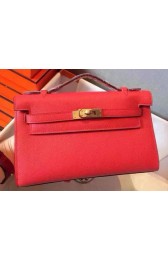 Copy Hermes MINI Kelly 22cm Tote Bag Calfskin Leather K22 Red PY1044Kn92