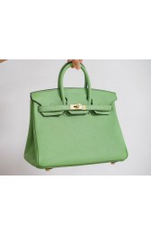 Fake Hermes Birkin 25CM Togo Leather H5601 green PY538DV93