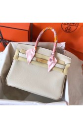 Fake Hermes Birkin Tote Bag Original Togo Leather BK35 cream PY776kw88