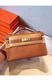 Fake Hermes Kelly 22cm Tote Bag Original Leather KL22 Wheat PY938oA83