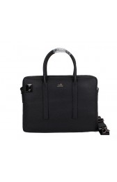 Fake Hermes Original Calf Leather Briefcase M33991 Black PY1729Iw51