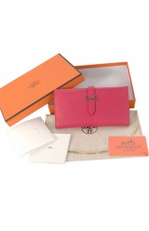 Hermes Bearn Japonaise Tri-Fold Wallet H308 Peach PY2320dV68