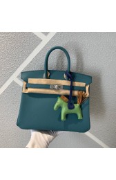 Hermes Birkin 25CM Epsom Bag Original Leather H25E Dark Green PY402Rp39