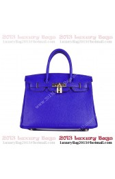 Hermes Birkin 30CM Tote Bag Blue Clemence Leather H6088 Gold PY1853sk39