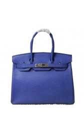 Hermes Birkin 35CM 30CM Tote Bag Lizard Leather H35H30 Blue PY1329Av26