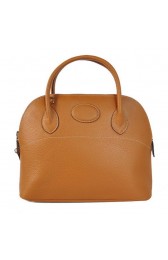 Hermes Bolide 31CM Tote Bags Clemence H1031 Camel PY1991Hk55