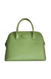 Hermes Bolide 37CM Calfskin Leather Tote Bags H509084 Green PY1449TV86