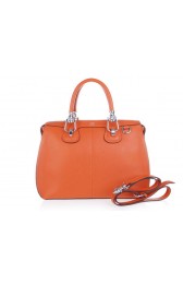 Hermes Calfskin Leather Shoulder Bag H0322 Orange PY1709yx89