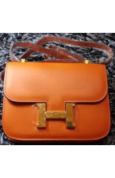 Hermes Constance Bag Smooth Leather H9998S Orange PY1151QS83