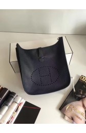 Hermes Evelyne 30cm Messenger Bag E3301 Black PY916aM39