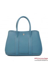 Hermes Garden Party 30CM Bag Calf Leather A1288 SkyBlue PY1879zQ99