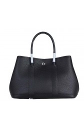 Hermes Garden Party 30cm Tote Bag Grainy Leather Black PY1375XW58