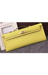 Hermes Kelly 31cm Clutch Epsom Leather KL31 Yellow PY1084Rp39