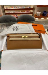 Hermes Kelly 31cm Clutch Original Epsom Leather KL31 Brown PY395KX22