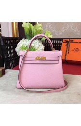 Hermes Kelly 32cm Shoulder Bag TOGO Leather KY32 Pink PY890Yn66