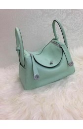 Hermes Lindy 30CM Original Leather Shoulder Bag HLD30 Skyblue PY1240PC54