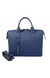 Hermes Mens Briefcase Calf Leather H1705 RoyalBlue PY1820De45