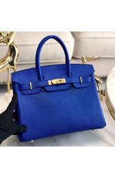 Hermes original Epsom Leather HB35O Electro optic blue&gold Metal PY577ff12