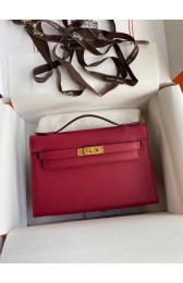 Hermes Original Epsom Leather KEL2278 purplish&gold-Tone Metal PY377bR82