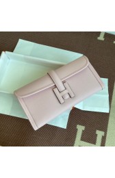 Hermes Original Espom Leather Clutch 37088 light pink PY236ff12