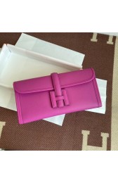 Hermes Original Espom Leather Clutch 37088 plum blossom PY230JF45