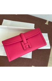 Hermes Original Espom Leather Clutch 37088 Purplish red PY239wn15