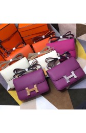 Hermes Original Espom Leather Constance Bag 5333 purple PY276bT70