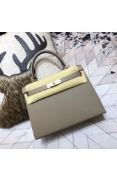 Hermes original Kelly Epsom Leather KL32 grey PY693XW58