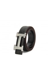 High Quality Hermes Belt Ostrich Leather HB5327 Black PY3781xJ94