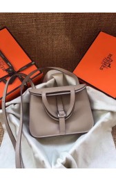 High Quality Hermes Original Halzan mini bag H069523 grey PY724fd87