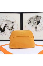 Imitation Hermes Cosmetic Bag H3699 Yellow PY655Fo38