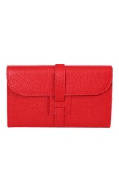 Imitation Hermes Jige Clutch Bag Calfskin Leather HQ864 Red PY1442uk46